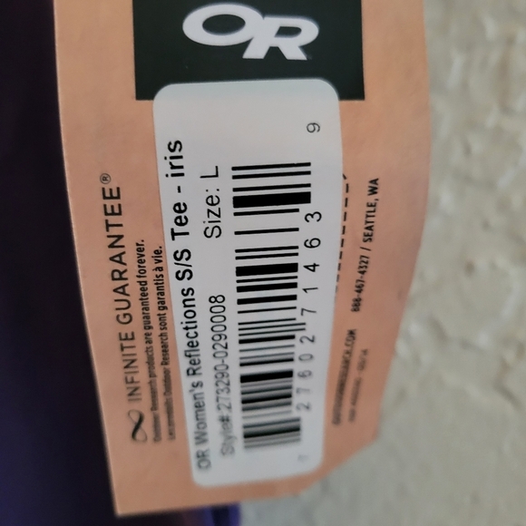 OR Reflections Short Sleeve Tee NWT L - Picture 4 of 4